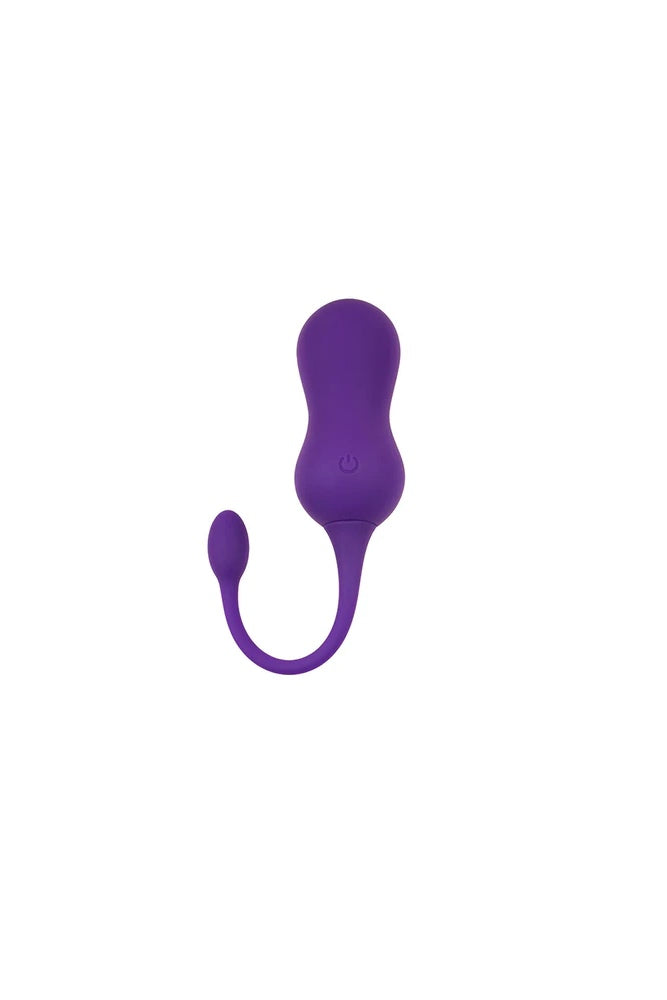 Playboy - Double Time Vibrating Weighted Kegel Balls - Purple - Stag Shop