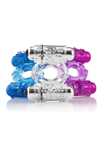 Screaming O - O Wow Double Wammy - Dual Vibrating Cock Ring - Stag Shop