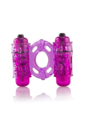 Screaming O - O Wow Double Wammy - Dual Vibrating Cock Ring - Stag Shop