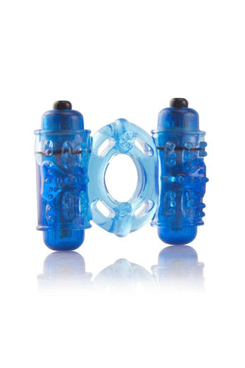 Screaming O - O Wow Double Wammy - Dual Vibrating Cock Ring - Stag Shop