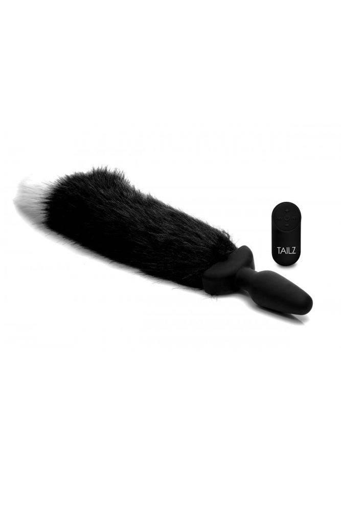 XR Brands - Tailz - Waggerz Moving and Vibrating Fox Tail Anal Plug With Remote - Stag Shop