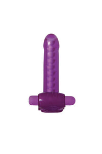 Thumbnail for Adam & Eve - DP Fantasy Cock Ring - Purple - Stag Shop
