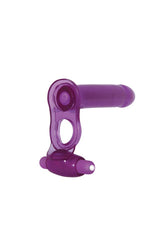 Adam & Eve - DP Fantasy Cock Ring - Purple - Stag Shop