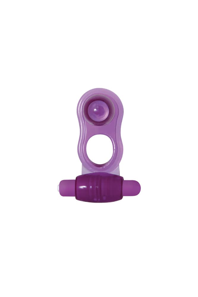 Adam & Eve - DP Fantasy Cock Ring - Purple - Stag Shop