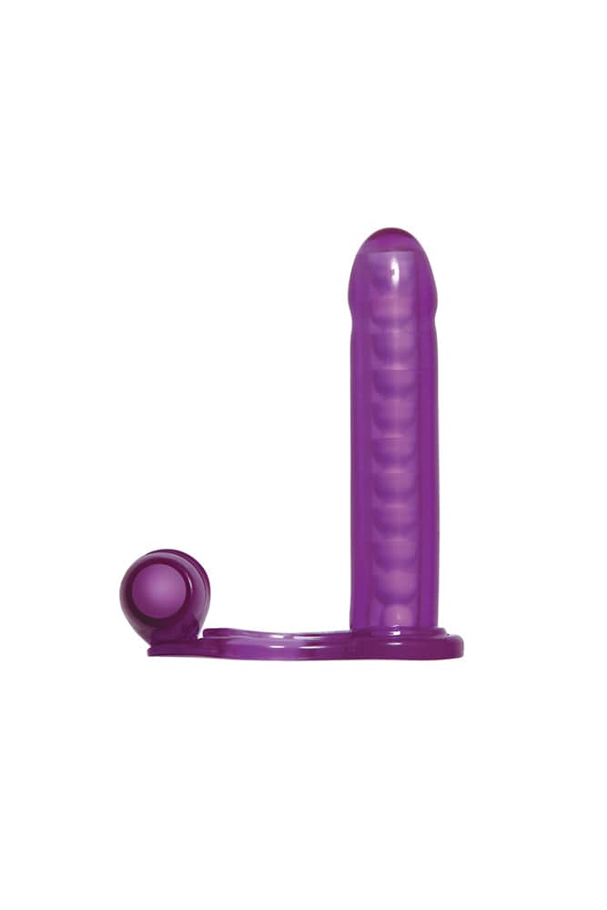 Adam & Eve - DP Fantasy Cock Ring - Purple - Stag Shop