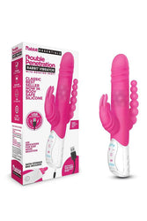 Electric Eel - Rechargeable Double Penetration Rabbit Vibrator - Pink - Stag Shop