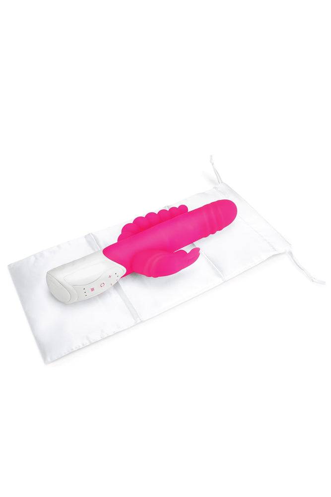 Electric Eel - Rechargeable Double Penetration Rabbit Vibrator - Pink - Stag Shop