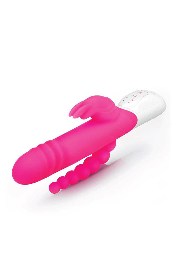Electric Eel - Rechargeable Double Penetration Rabbit Vibrator - Pink - Stag Shop