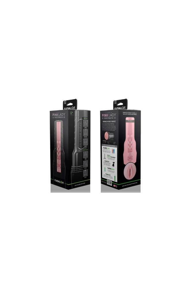 Fleshlight - Pink Lady Destroya Texture - Male Masturbator - Stag Shop