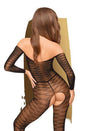 Penthouse Lingerie - Dreamy Diva Bodystocking - Black - Stag Shop