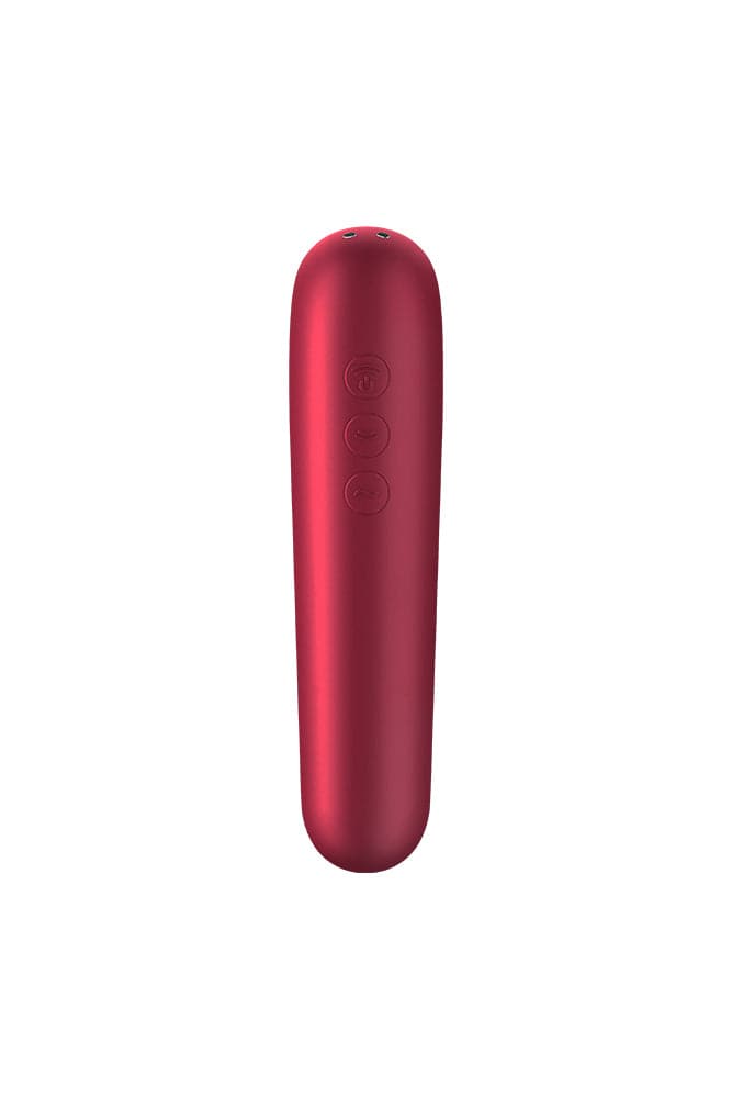 Satisfyer - Dual Love 2-in-1 Clitoral Stimulator & Internal Vibrator - Assorted Colours - Stag Shop