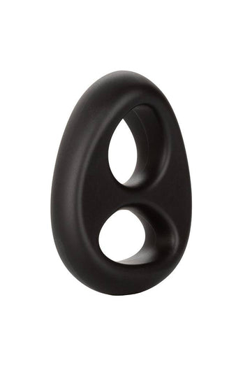 Cal Exotics - Ultra Soft Dual Cock Ring - Black - Stag Shop