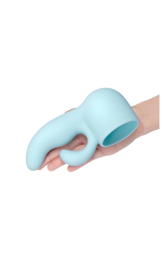 Le Wand - Dual Weighted Silicone Wand Attachment - Blue - Stag Shop