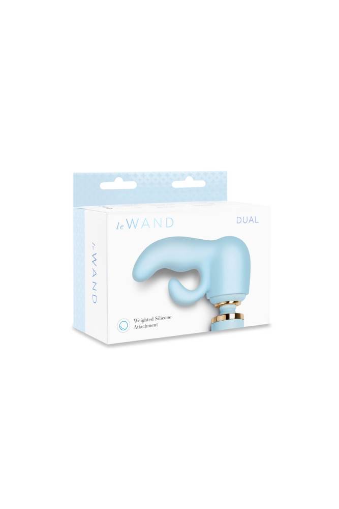 Le Wand - Dual Weighted Silicone Wand Attachment - Blue - Stag Shop