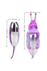 Cal Exotics - Dual Bunny Teaser Vibrators - Purple - Stag Shop