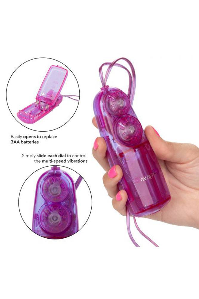 Cal Exotics - Dual Bunny Teaser Vibrators - Purple - Stag Shop