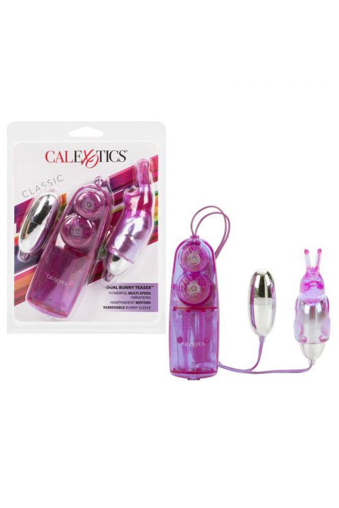 Cal Exotics - Dual Bunny Teaser Vibrators - Purple - Stag Shop