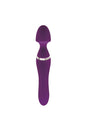 Adam & Eve - Dual End Twirling Wand Vibrator with Heated Shaft - Purple - Stag Shop