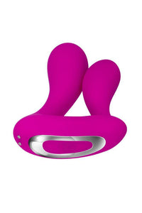 Thumbnail for Adam & Eve - Rechargeable Dual Entry Silicone Vibrator - Pink - Stag Shop