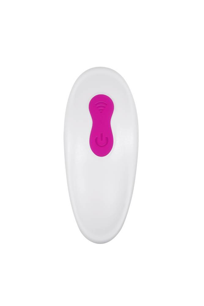 Adam & Eve - Rechargeable Dual Entry Silicone Vibrator - Pink - Stag Shop