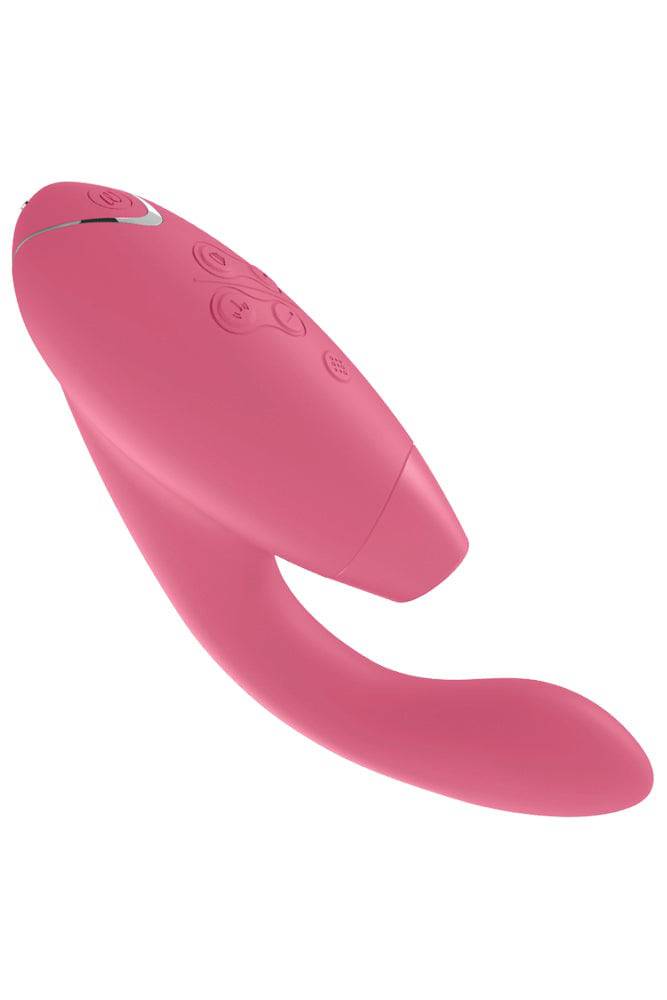 Womanizer - Duo Dual Stimulation Vibrator - Raspberry - Stag Shop