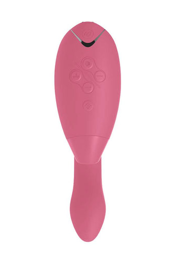 Womanizer - Duo Dual Stimulation Vibrator - Raspberry - Stag Shop