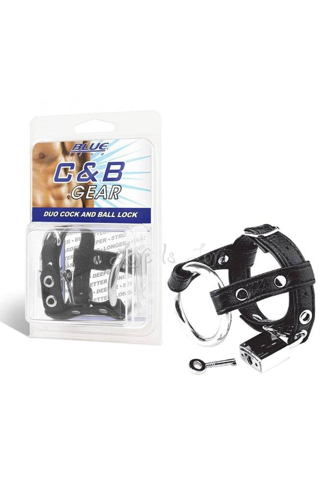 Electric Eel - Blue Line - Duo Cock & Ball Lock - Black - Stag Shop