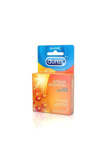 Durex - Intense Sensation Condoms - 3 Pack - Stag Shop