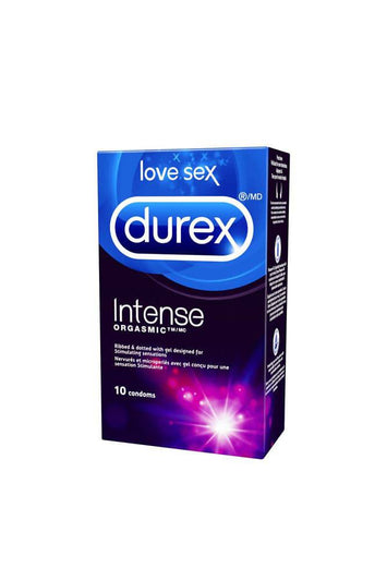 Durex - Intense Orgasmic Condoms - 10 pack - Stag Shop
