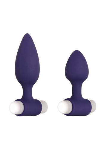 Evolved - Dynamic Duo Butt Plug Set - Purple - Stag Shop
