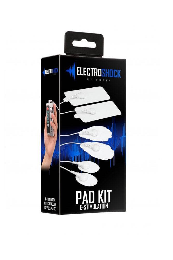 Shots Toys - Electroshock - E-Stim Pad Kit - White - Stag Shop