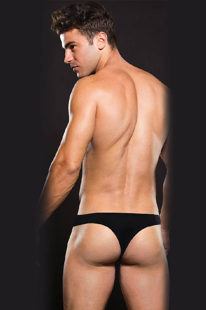 X-Gen - Envy - Microfiber Thong - E080 - Black - Stag Shop