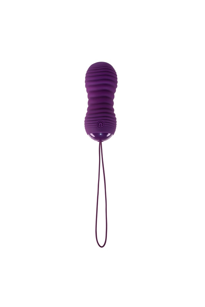 Evolved - Eager Egg Remote Control Thrusting Vibrator - Purple - Stag Shop