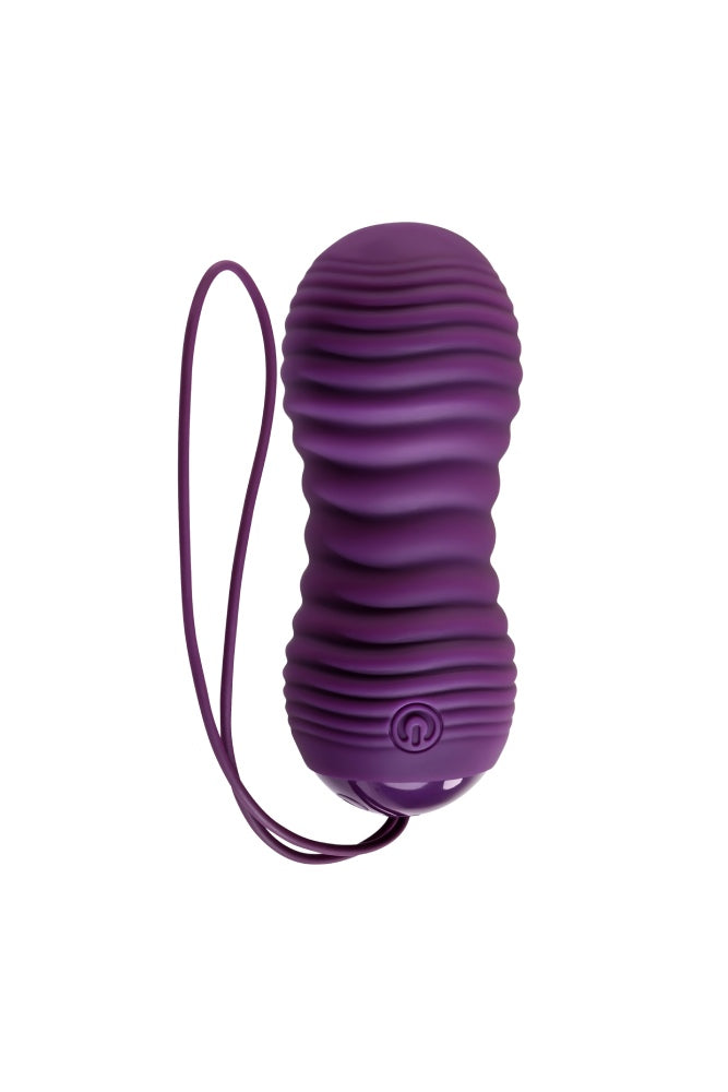 Evolved - Eager Egg Remote Control Thrusting Vibrator - Purple - Stag Shop