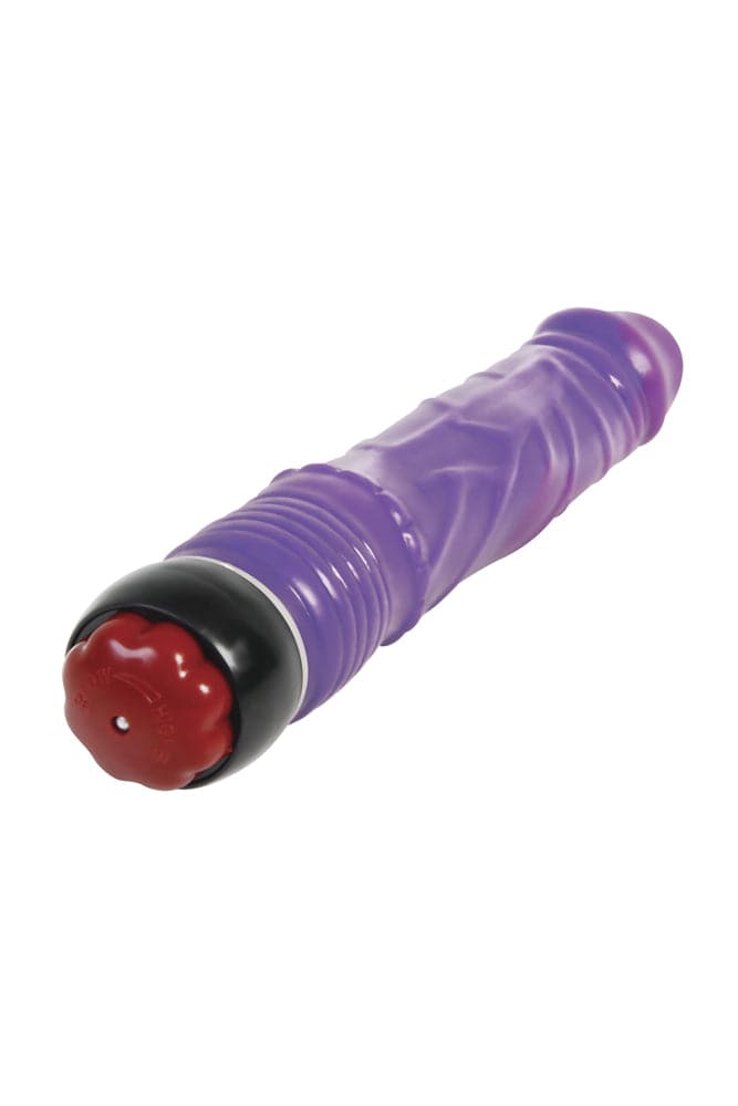Adam & Eve - Easy O Realistic Jelly Vibe - Purple - Stag Shop
