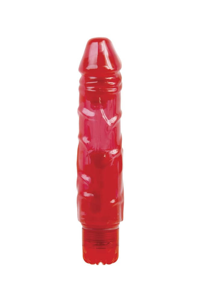 Adam & Eve - Easy O Red Rocket Classic Vibrator - Red - Stag Shop