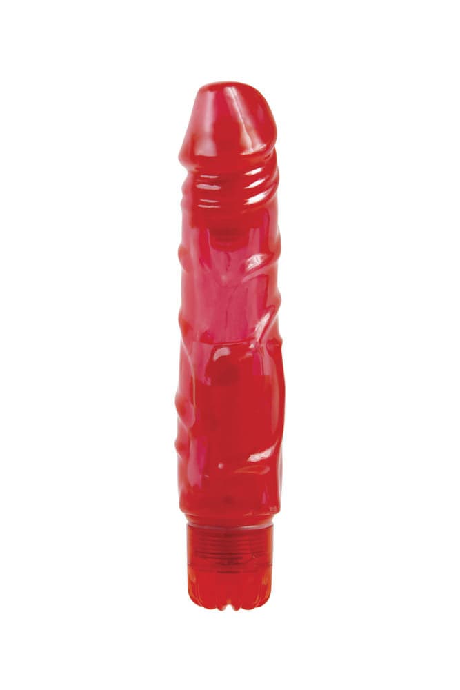 Adam & Eve - Easy O Red Rocket Classic Vibrator - Red - Stag Shop
