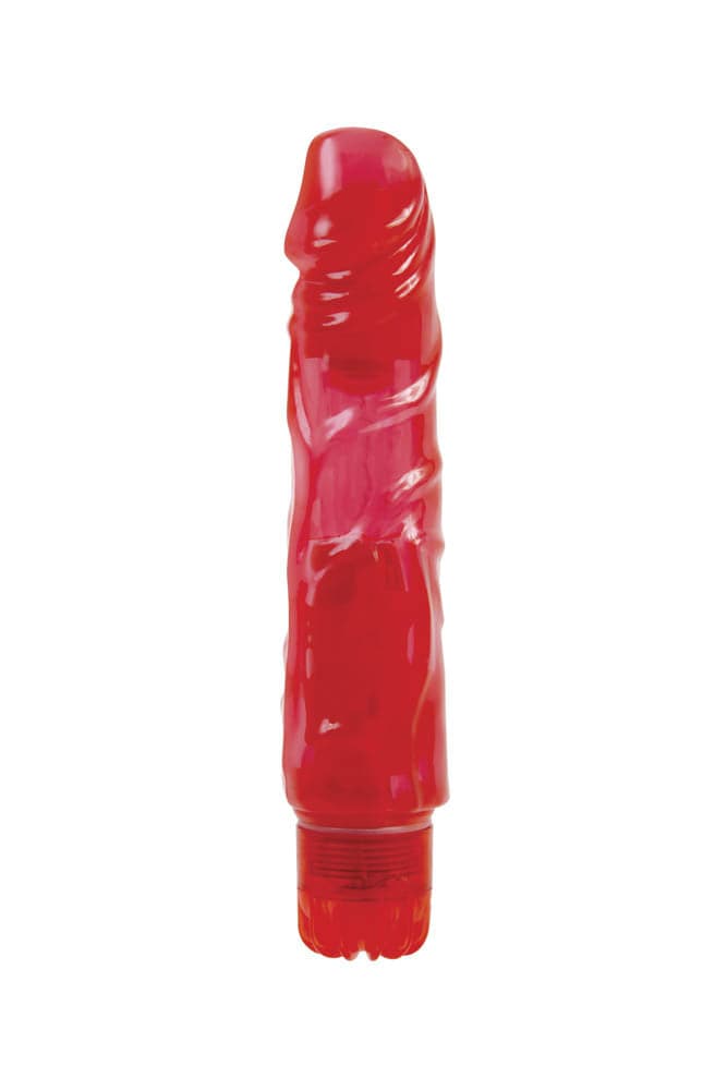 Adam & Eve - Easy O Red Rocket Classic Vibrator - Red - Stag Shop