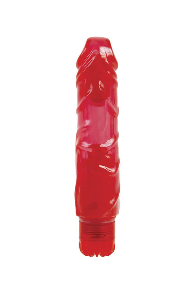 Adam & Eve - Easy O Red Rocket Classic Vibrator - Red - Stag Shop