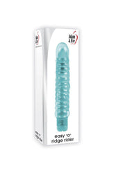 Adam & Eve - Easy O Ridge Rider Classic Vibrator - Teal - Stag Shop