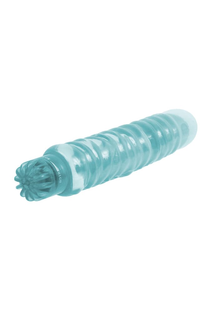 Adam & Eve - Easy O Ridge Rider Classic Vibrator - Teal - Stag Shop