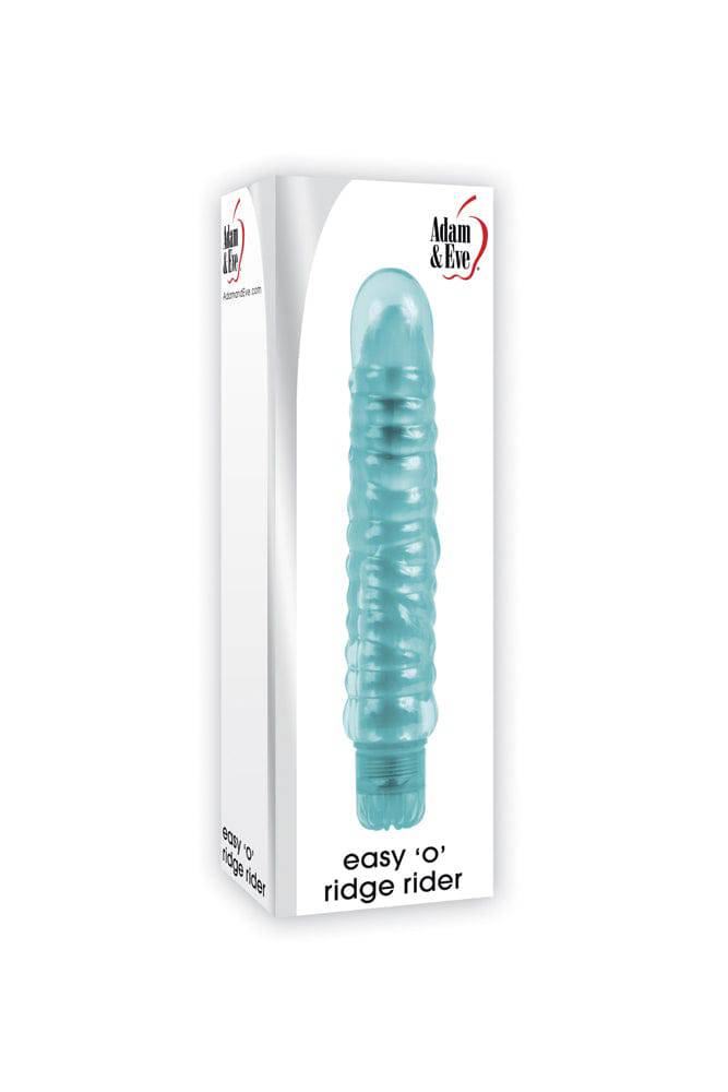 Adam & Eve - Easy O Ridge Rider Classic Vibrator - Teal - Stag Shop