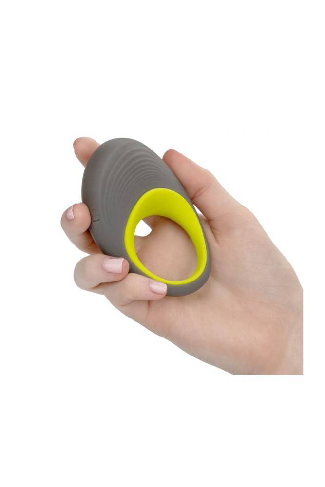 Cal Exotics - Link Up - Edge Vibrating Cock Ring Set - Grey - Stag Shop