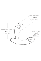 Lovense - Edge Bluetooth Prostate Massager - Black - Stag Shop