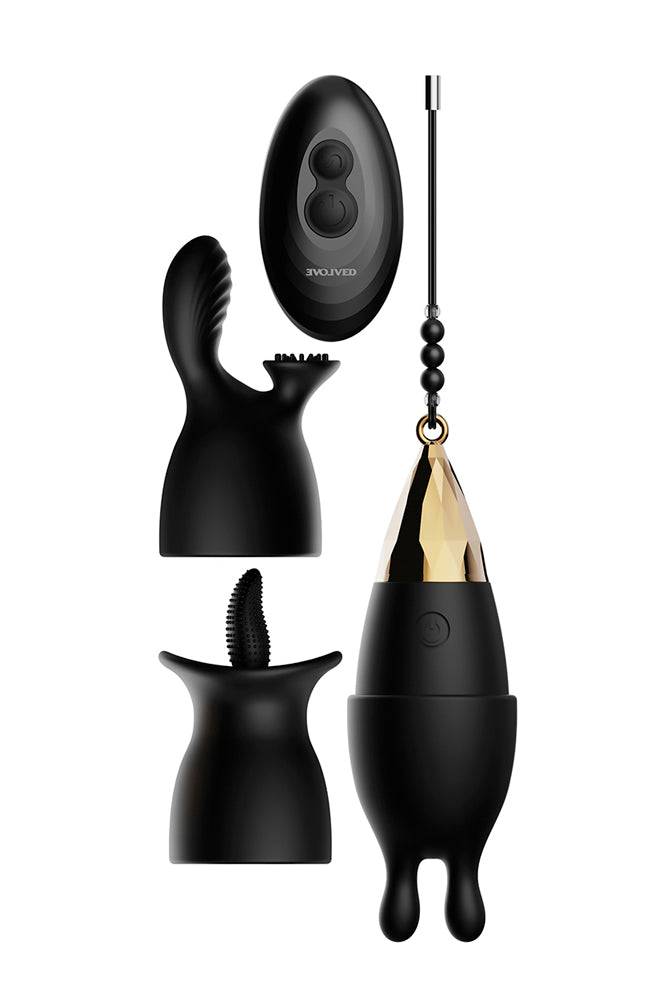 Evolved - Egg-citement Vibrator Kit - Black - Stag Shop