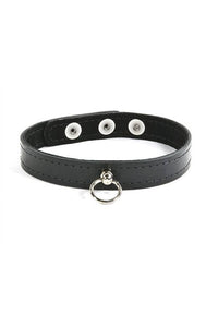 Thumbnail for Ego Driven - Suede Lined Leather Collar - Black - Small - Stag Shop
