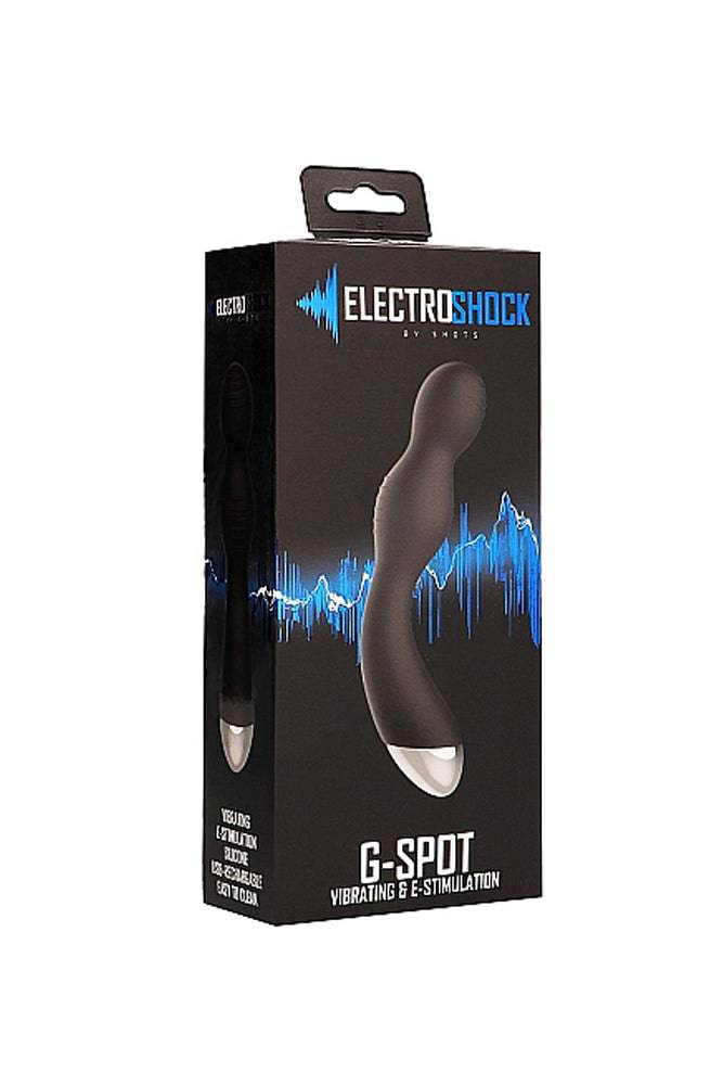 Shots Toys - Electroshock - E-Stim G/P-Spot Vibrator - Black - Stag Shop