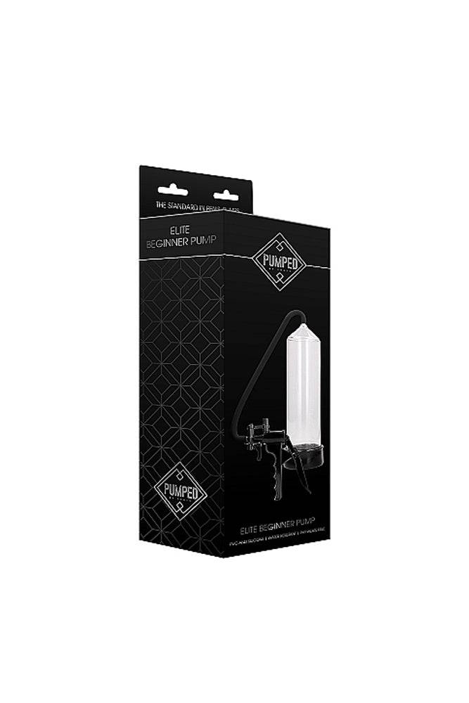 Shots Toys - Pumped - Elite Beginner Pump - Clear - Stag Shop