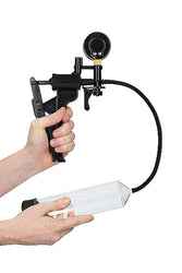 Shots Toys - Pumped - Elite Beginner Penis Pump With PSI Gauge - Clear - Stag Shop