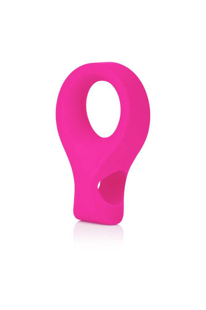 Cal Exotics - Embrace - Lover's Ring - Vibrating Cock Ring - Pink - Stag Shop